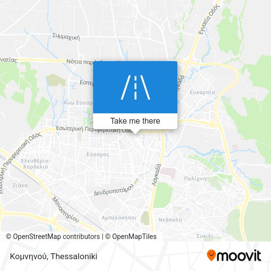 Κομνηνού map