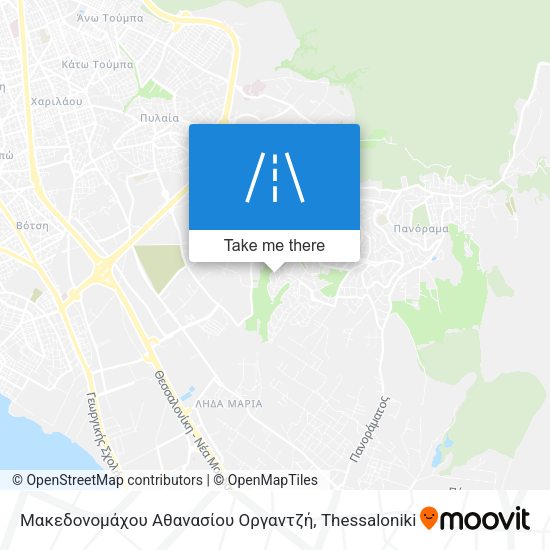 Μακεδονομάχου Αθανασίου Οργαντζή map