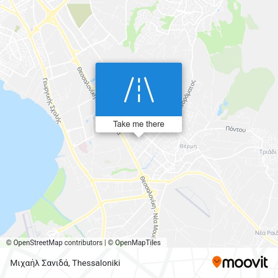 Μιχαήλ Σανιδά map