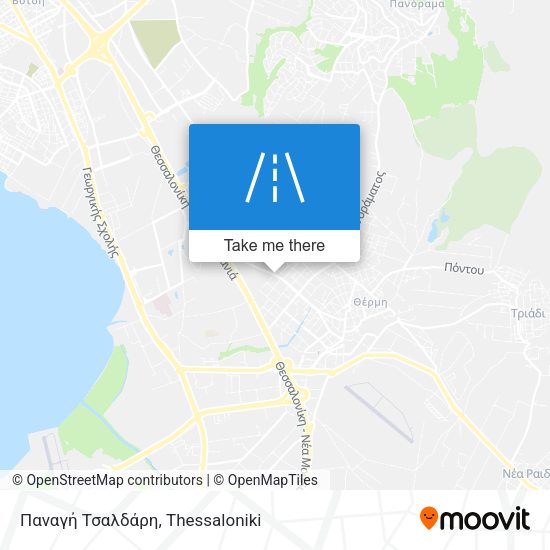 Παναγή Τσαλδάρη map