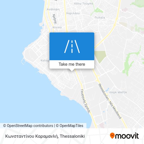 Κωνσταντίνου Καραμανλή map