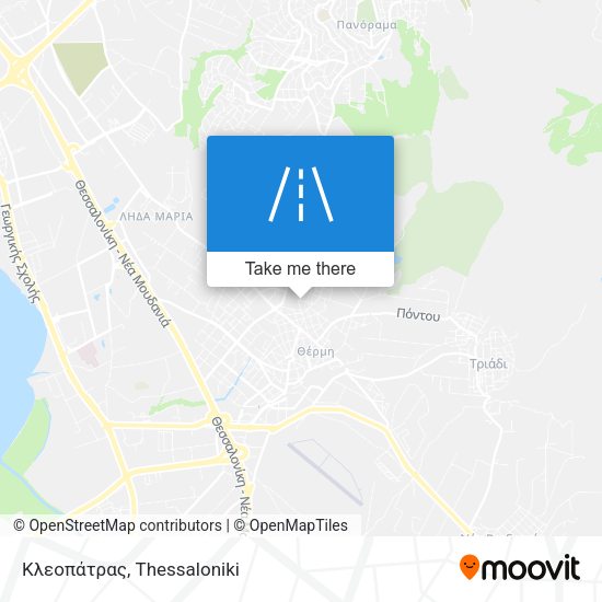 Κλεοπάτρας map