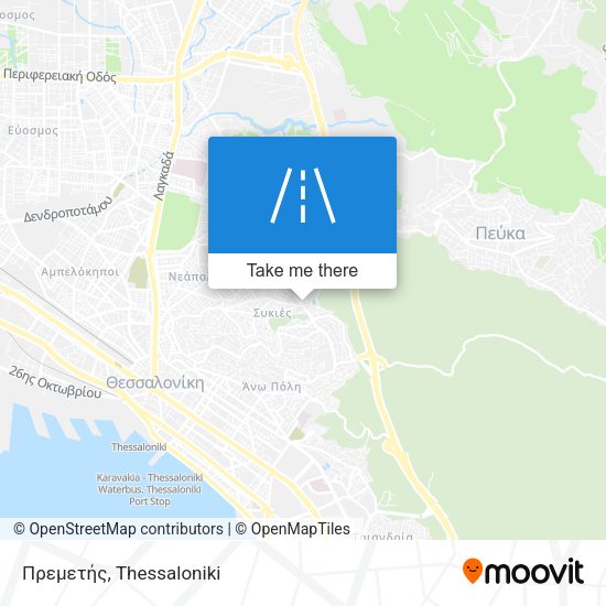 Πρεμετής map