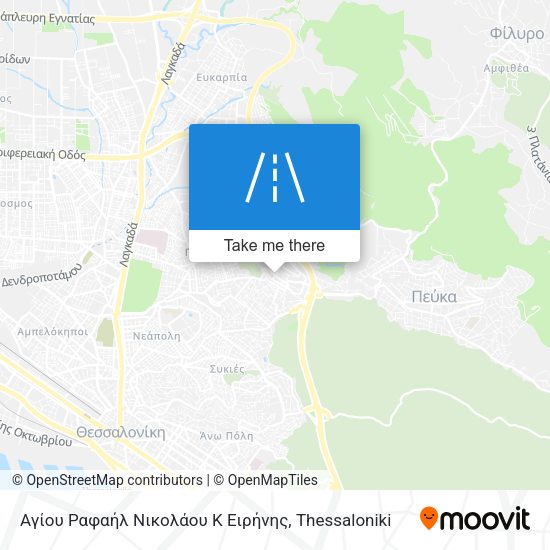 Αγίου Ραφαήλ Νικολάου Κ Ειρήνης map