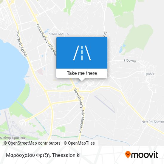 Μαρδοχαίου Φριζή map