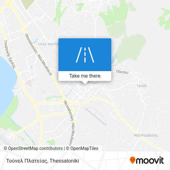 Τούνελ Πλατείας map