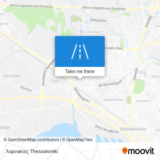 Λαρνακος map
