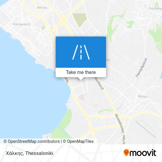 Χάλκης map