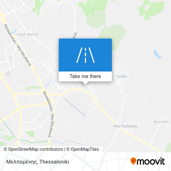 Μελπομένης map
