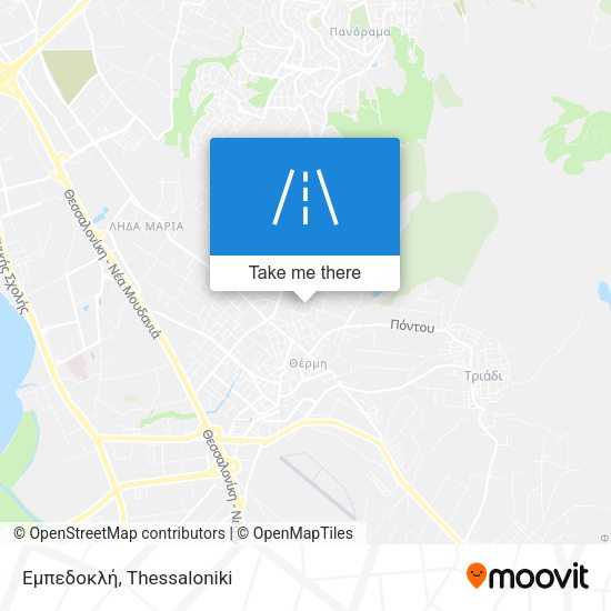Εμπεδοκλή map