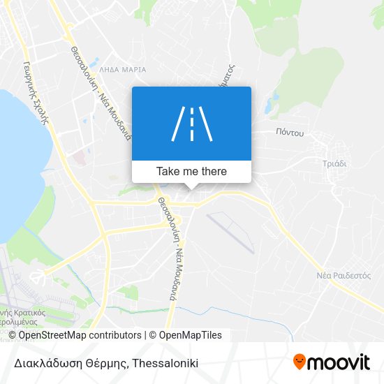 Διακλάδωση Θέρμης map