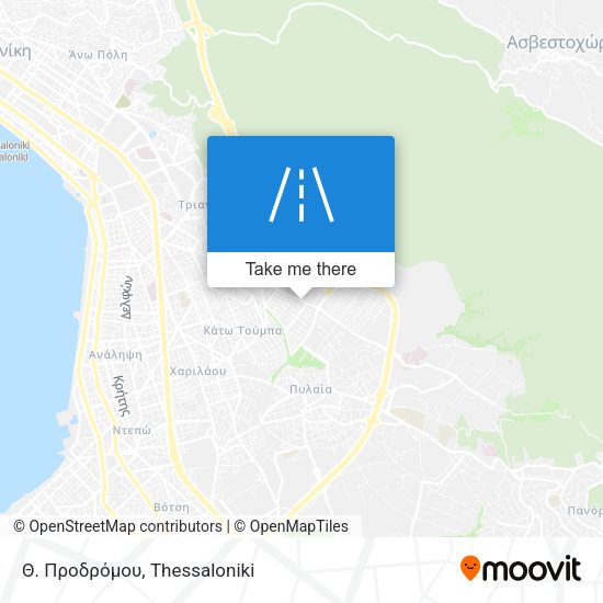 Θ. Προδρόμου map