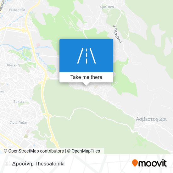 Γ. Δροσίνη map