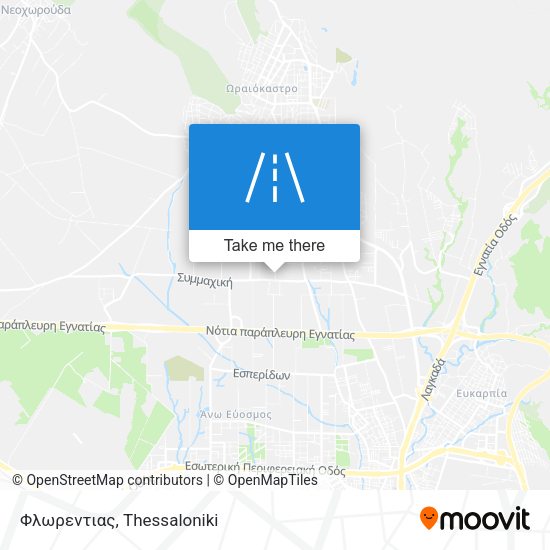 Φλωρεντιας map