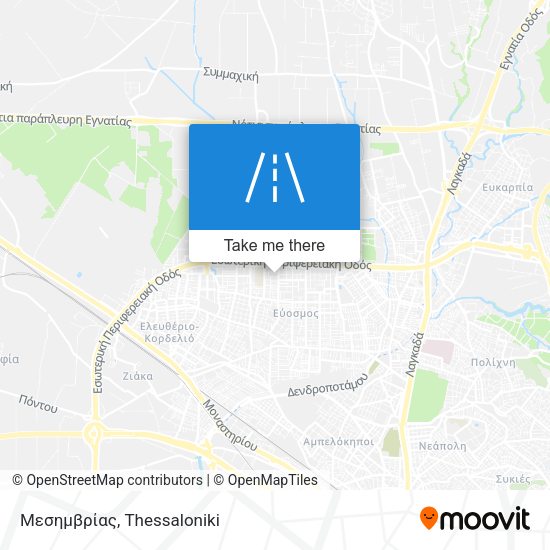 Μεσημβρίας map