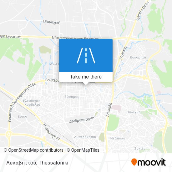 Λυκαβηττού map