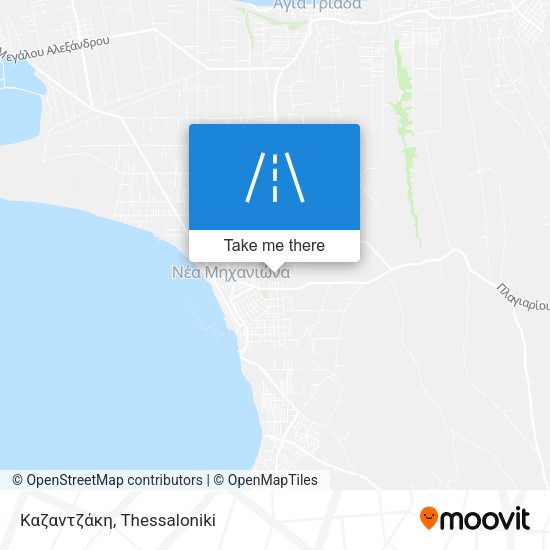 Καζαντζάκη map