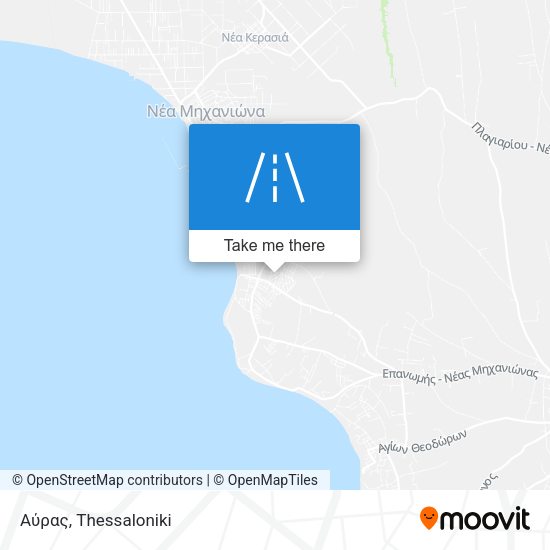 Αύρας map