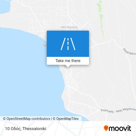 10 Οδός map