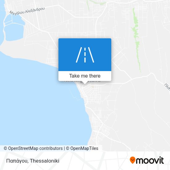 Παπάγου map