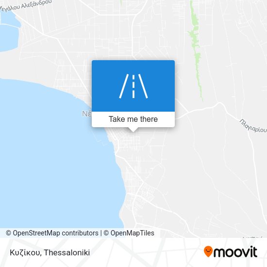 Κυζίκου map