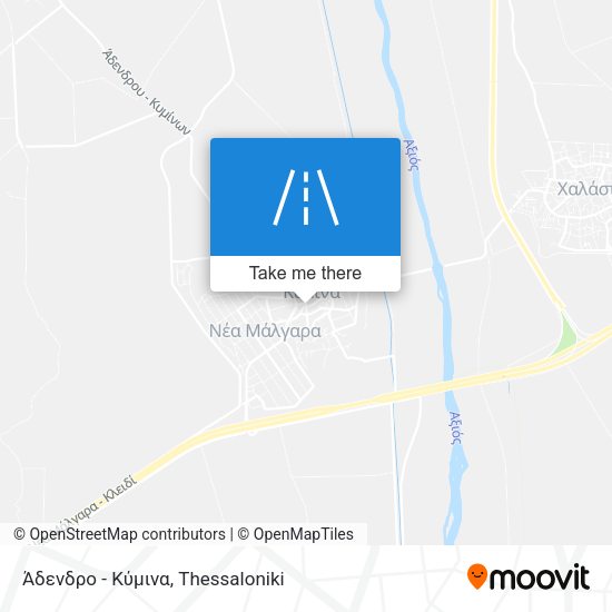 Άδενδρο - Κύμινα map