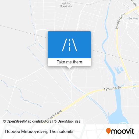 Παύλου Μπακογιάννη map