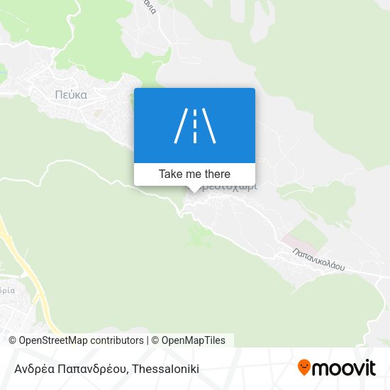Ανδρέα Παπανδρέου map