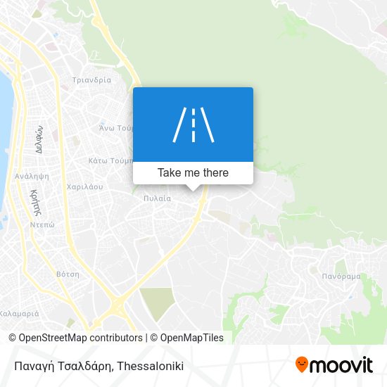 Παναγή Τσαλδάρη map