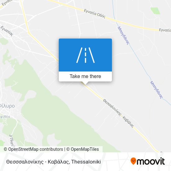 Θεσσσαλονίκης - Καβάλας map