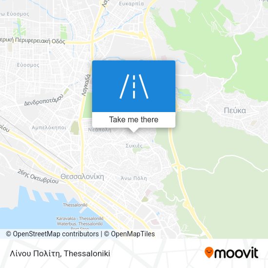 Λίνου Πολίτη map