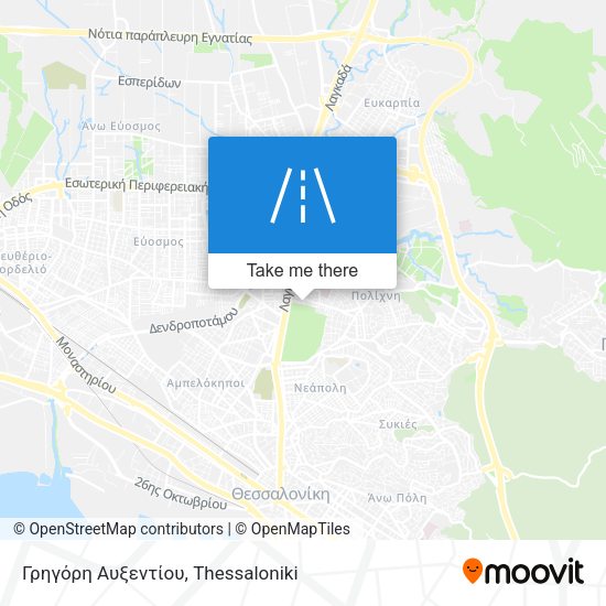 Γρηγόρη Αυξεντίου map