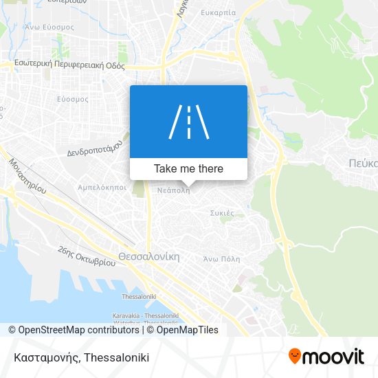 Κασταμονής map