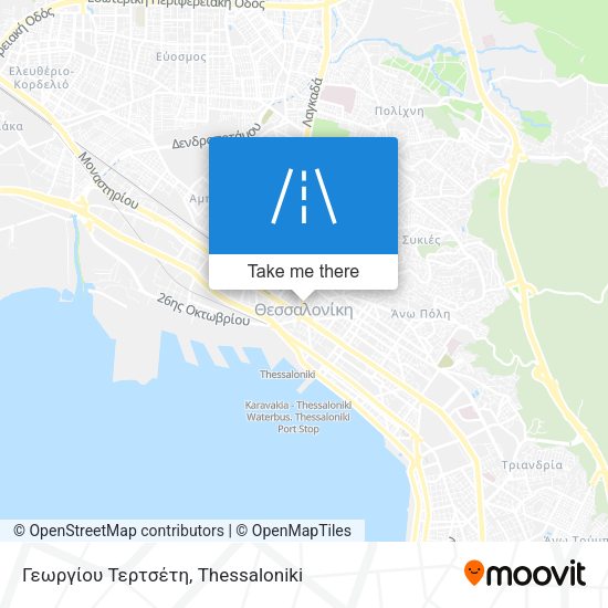 Γεωργίου Τερτσέτη map