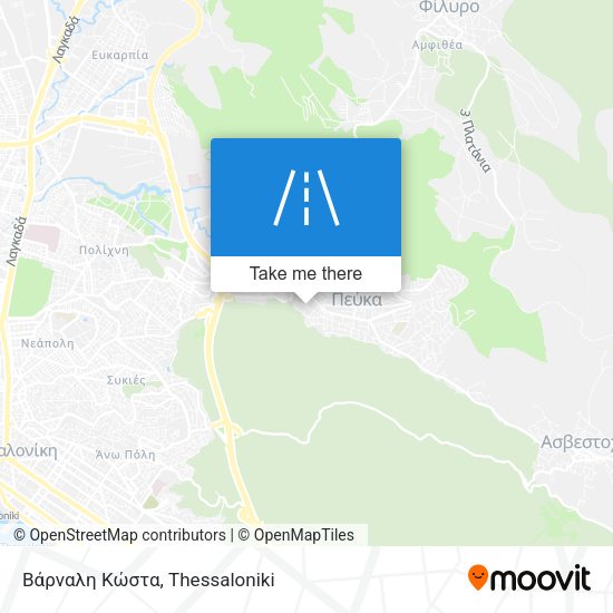 Βάρναλη Κώστα map