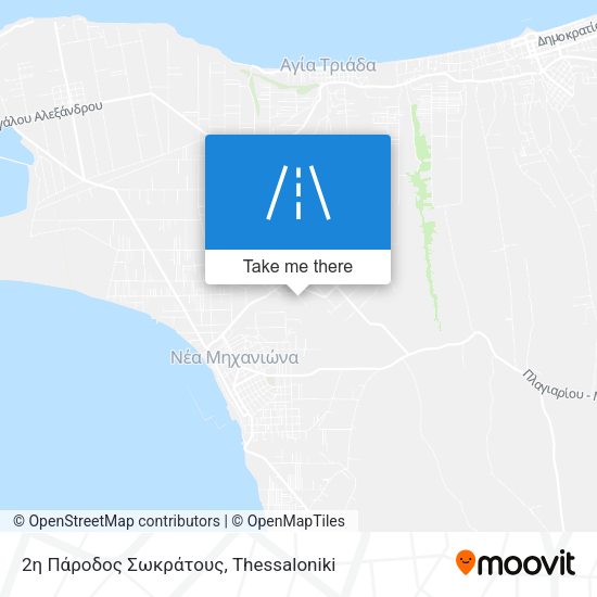 2η Πάροδος Σωκράτους map