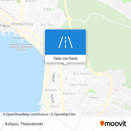 Άνδρου map