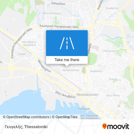 Γευγελής map