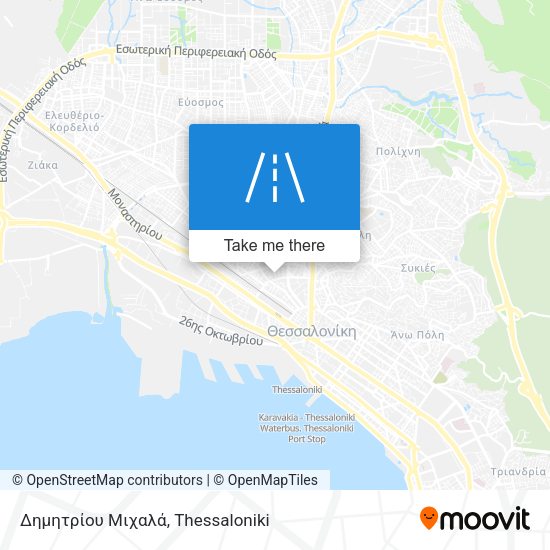 Δημητρίου Μιχαλά map
