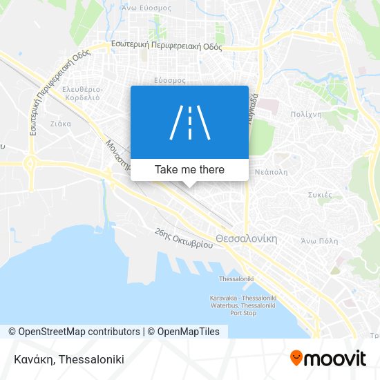 Κανάκη map