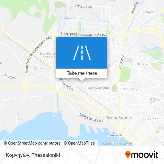 Κομνηνών map