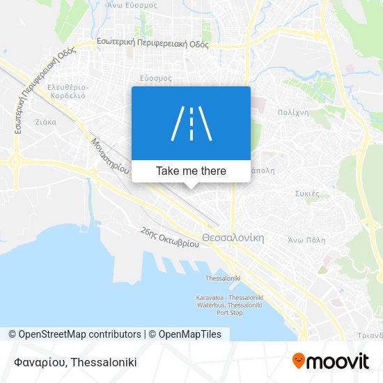 Φαναρίου map