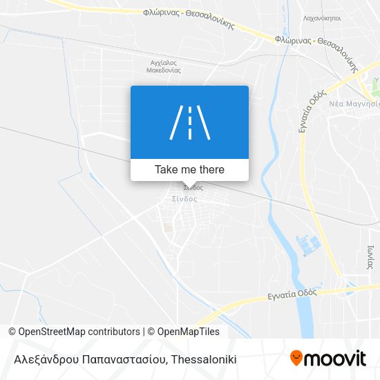 Αλεξάνδρου Παπαναστασίου map