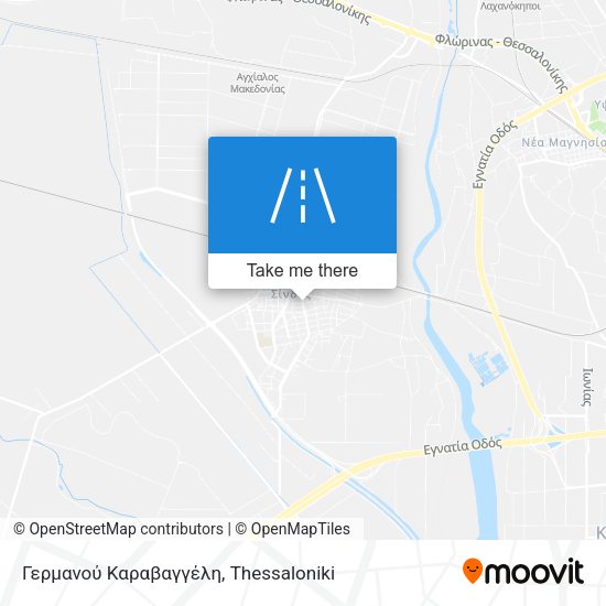 Γερμανού Καραβαγγέλη map