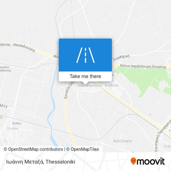 Ιωάννη Μεταξά map