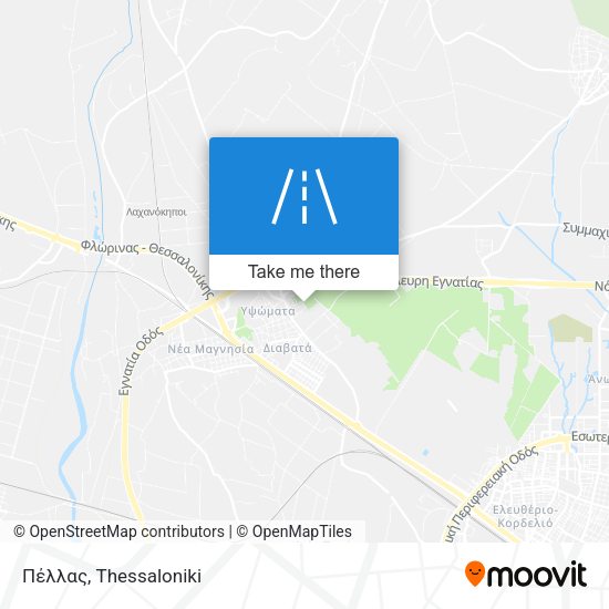 Πέλλας map