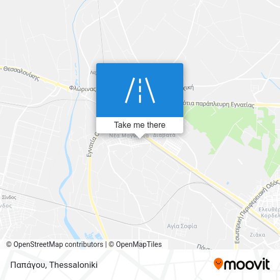 Παπάγου map