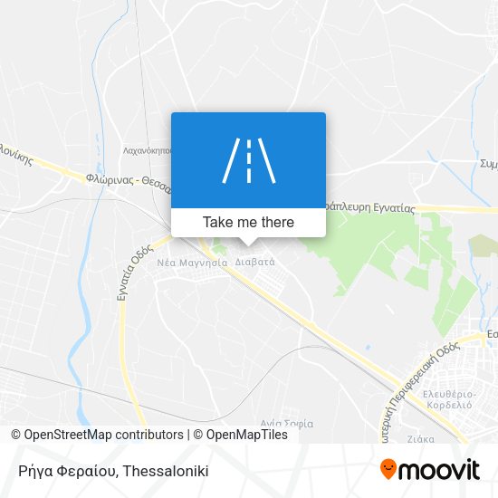 Ρήγα Φεραίου map