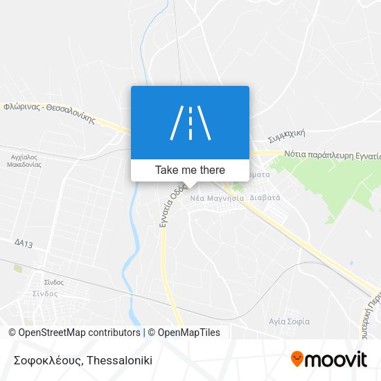Σοφοκλέους map