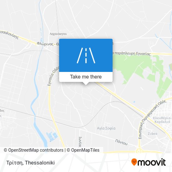 Τρίτση map